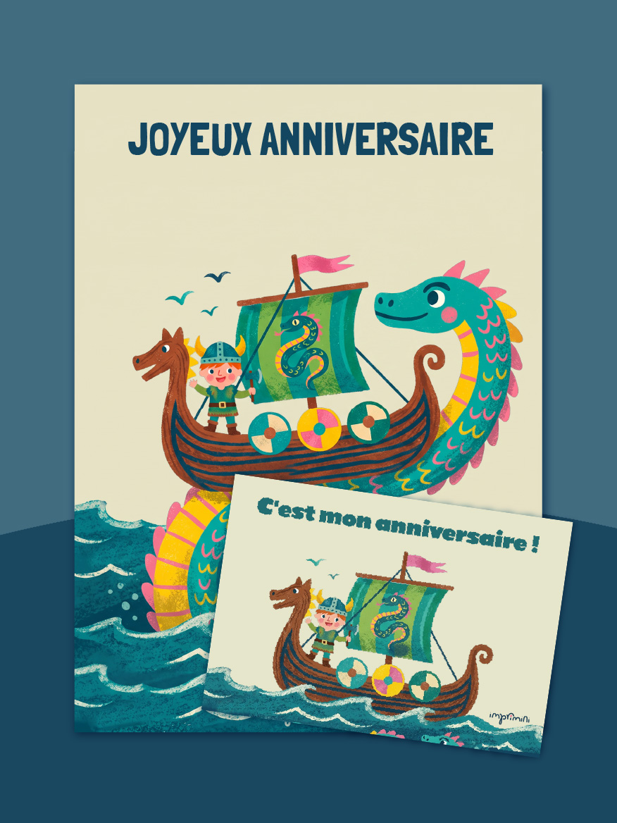 Invitations anniversaire — Viking
