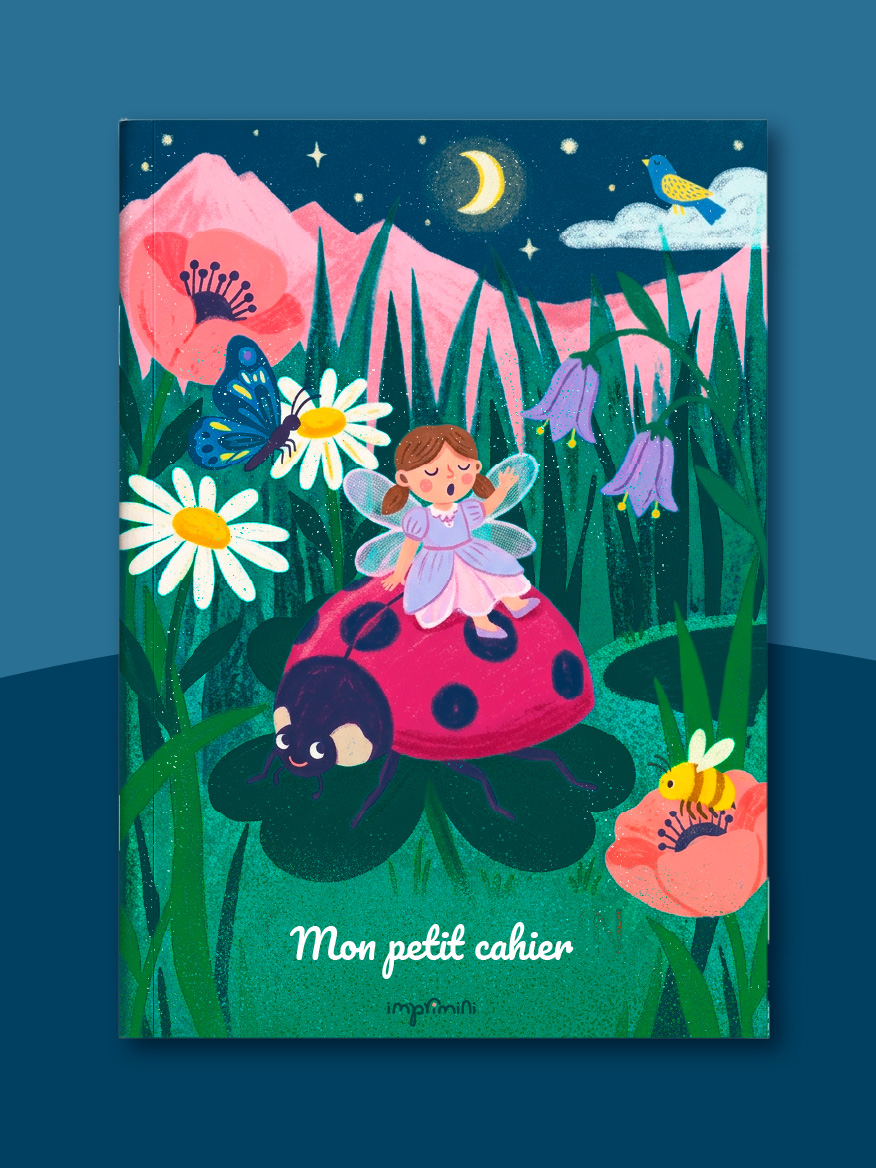 Cahier personnalisé — Jardin féerique