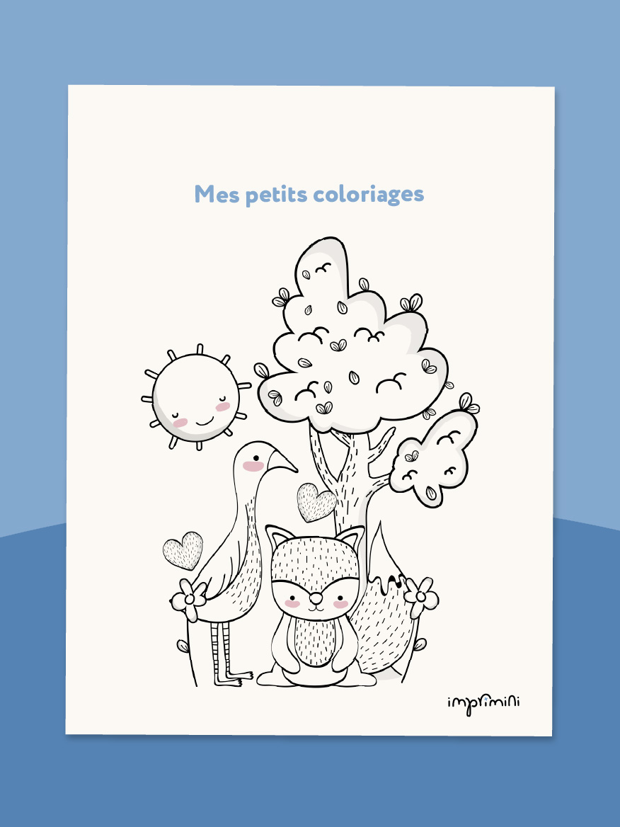 Cahier de coloriage — Animaux