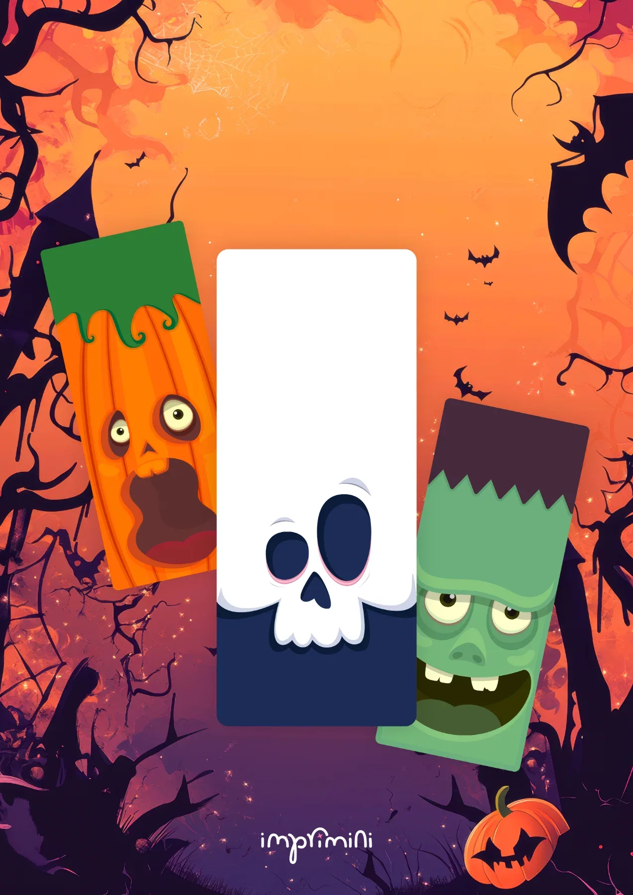 3 Marque-Pages Halloween