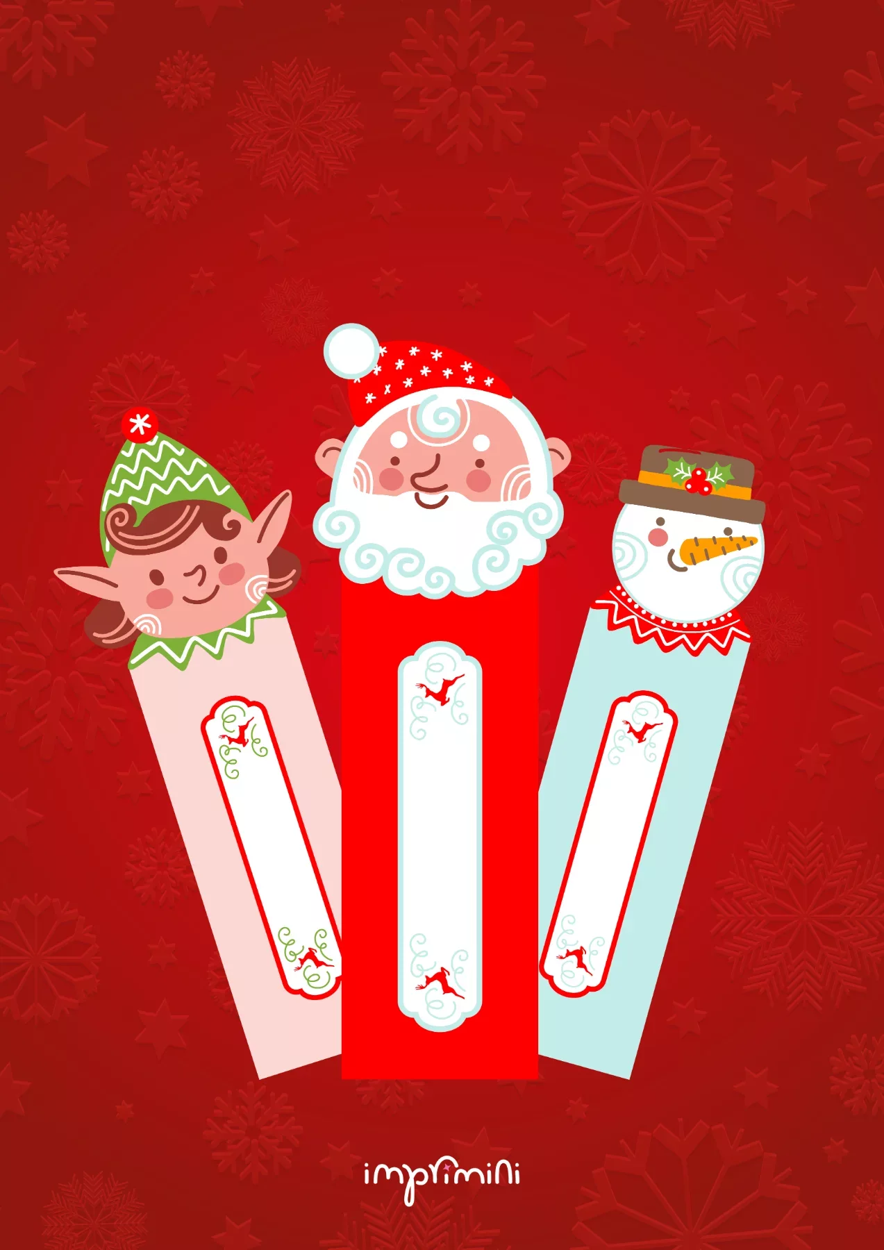 3 Marque-Pages Noël